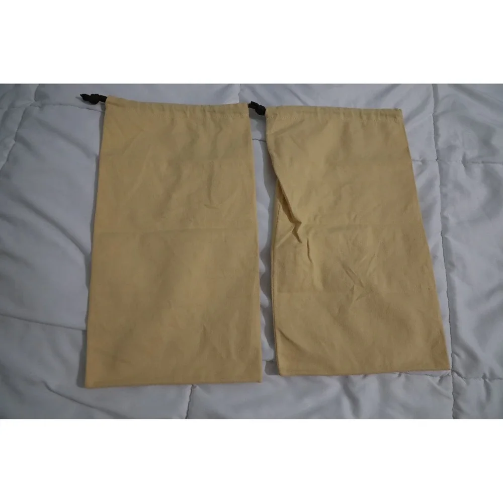 Louis Vuitton Dust Bags Set of 2 Beige Shoe Storage‎ Pouches #17